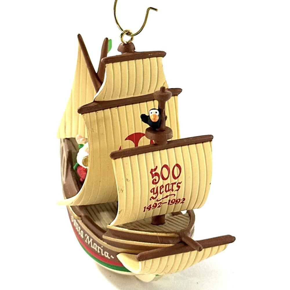 Hallmark Keepsake Santa Maria Ornament 1992 Collectors Club Ornament - Picture 5 of 8